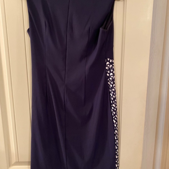 Navy and white dress - Picture 3 of 4